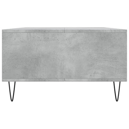 Tavolino Salotto Grigio Cemento 104x60x35 cm Legno Multistrato