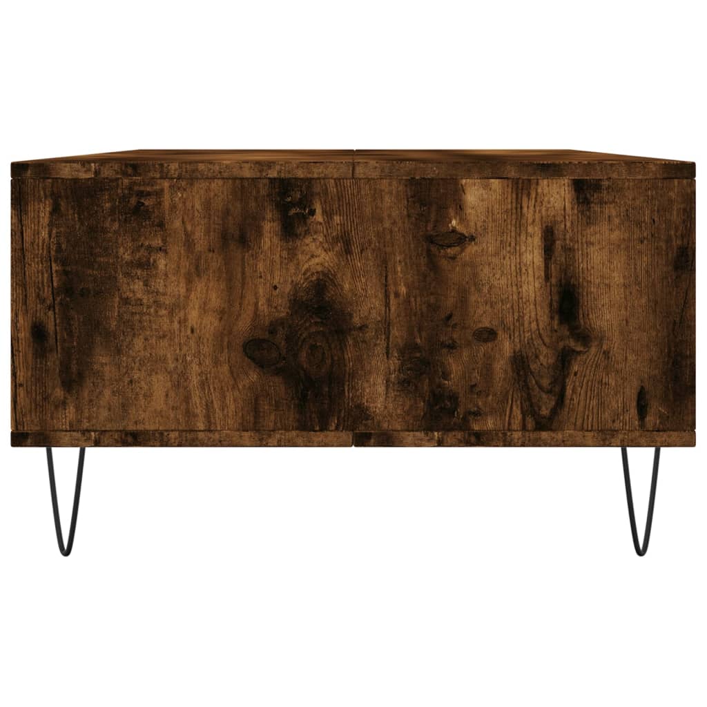 Tavolino da Salotto Rovere Fumo 104x60x35 cm Legno Multistrato