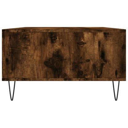 Tavolino da Salotto Rovere Fumo 104x60x35 cm Legno Multistrato