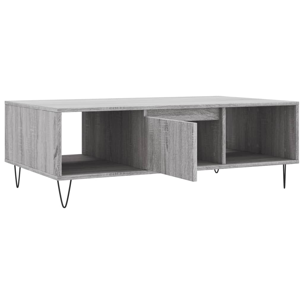 Tavolino da Salotto Grigio Sonoma 104x60x35cm Legno Multistrato | homemem39