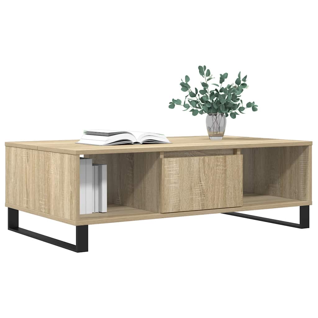 Tavolino da Salotto Rovere Sonoma 104x60x35cm Legno Multistrato