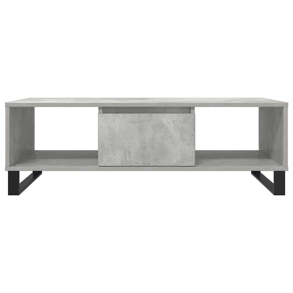 Tavolino Salotto Grigio Cemento 104x60x35 cm Legno Multistrato | homemem39