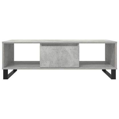Tavolino Salotto Grigio Cemento 104x60x35 cm Legno Multistrato | homemem39