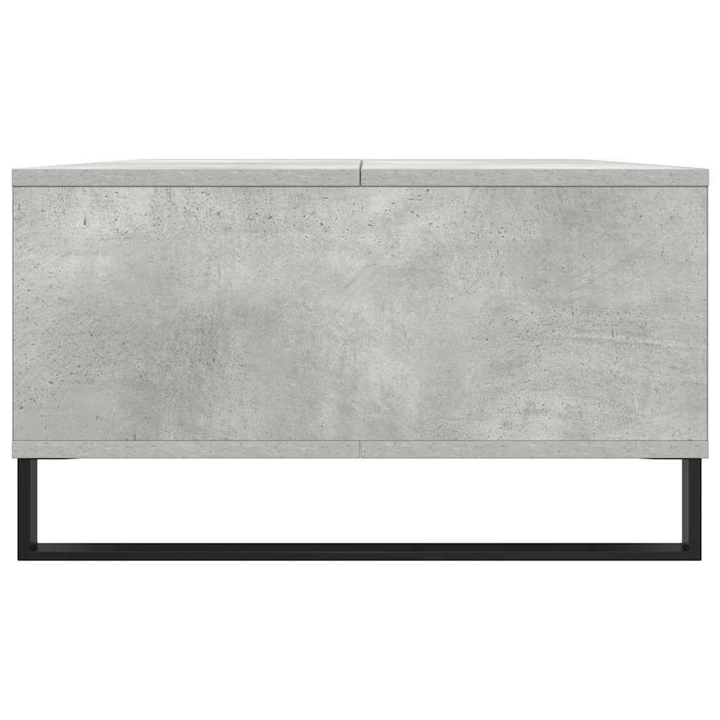 Tavolino Salotto Grigio Cemento 104x60x35 cm Legno Multistrato