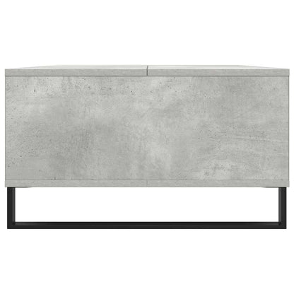 Tavolino Salotto Grigio Cemento 104x60x35 cm Legno Multistrato