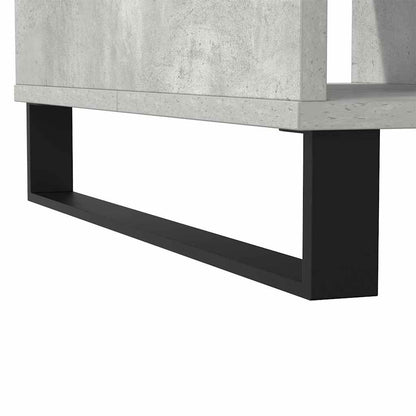 Tavolino Salotto Grigio Cemento 104x60x35 cm Legno Multistrato