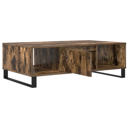 Tavolino da Salotto Rovere Fumo 104x60x35 cm Legno Multistrato