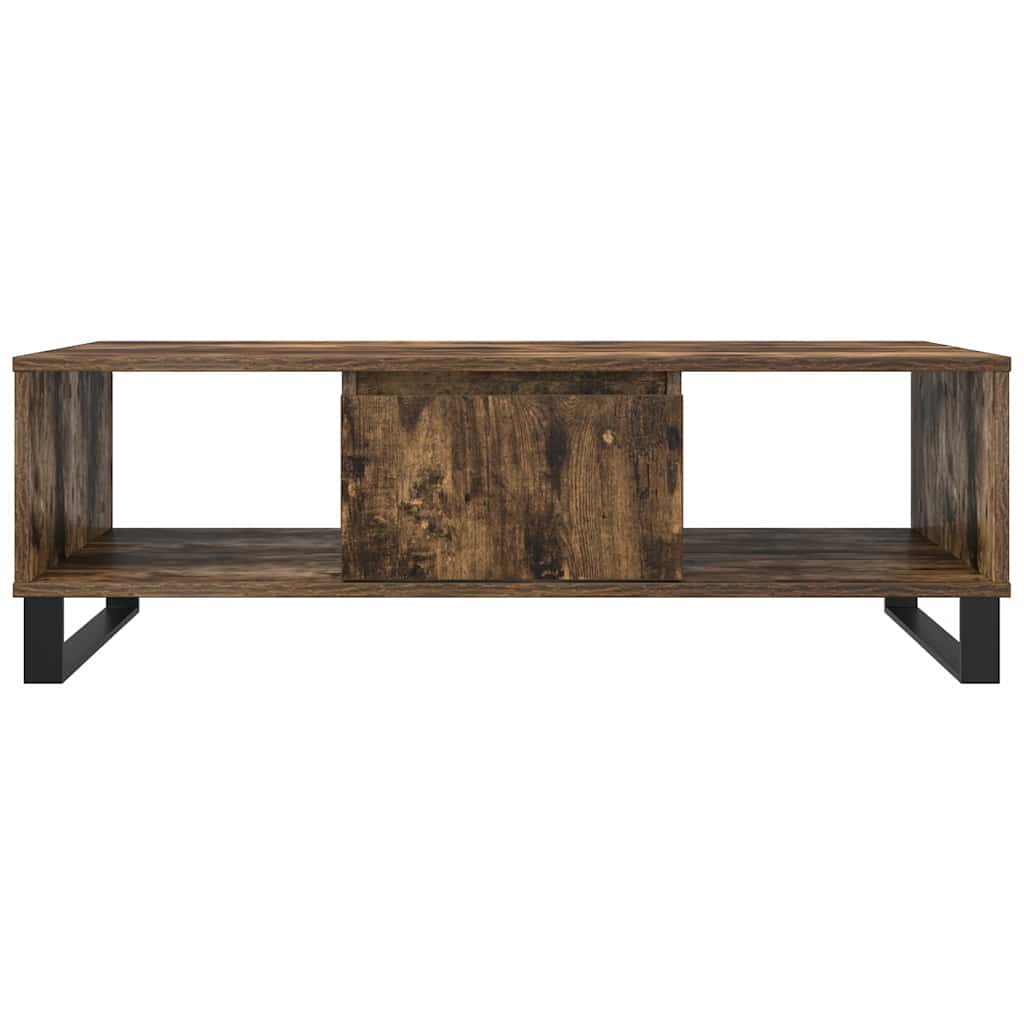 Tavolino da Salotto Rovere Fumo 104x60x35 cm Legno Multistrato | homemem39
