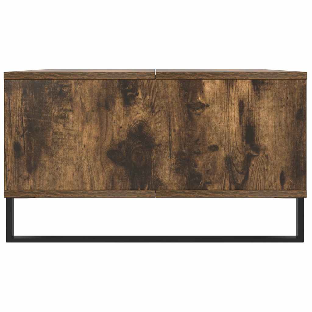 Tavolino da Salotto Rovere Fumo 104x60x35 cm Legno Multistrato
