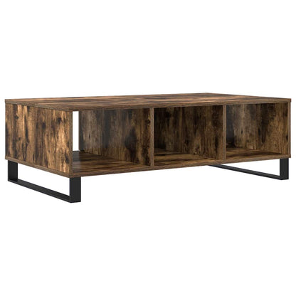 Tavolino da Salotto Rovere Fumo 104x60x35 cm Legno Multistrato