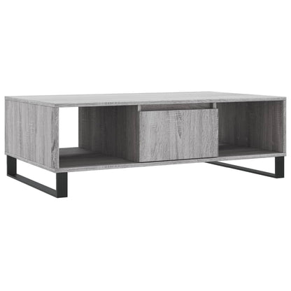 Tavolino da Salotto Grigio Sonoma 104x60x35cm Legno Multistrato