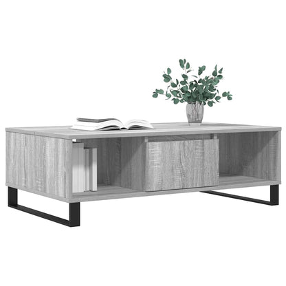 Tavolino da Salotto Grigio Sonoma 104x60x35cm Legno Multistrato