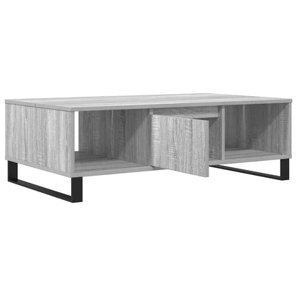 Tavolino da Salotto Grigio Sonoma 104x60x35cm Legno Multistrato