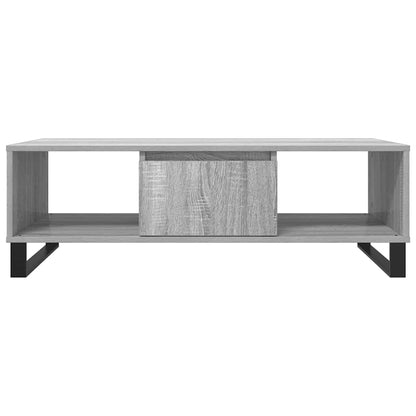 Tavolino da Salotto Grigio Sonoma 104x60x35cm Legno Multistrato