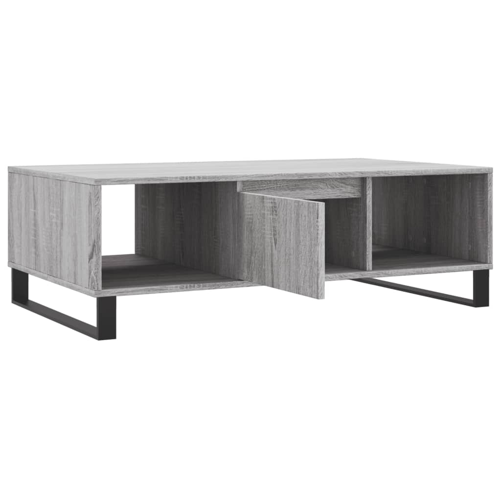 Tavolino da Salotto Grigio Sonoma 104x60x35cm Legno Multistrato