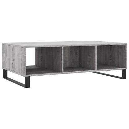 Tavolino da Salotto Grigio Sonoma 104x60x35cm Legno Multistrato