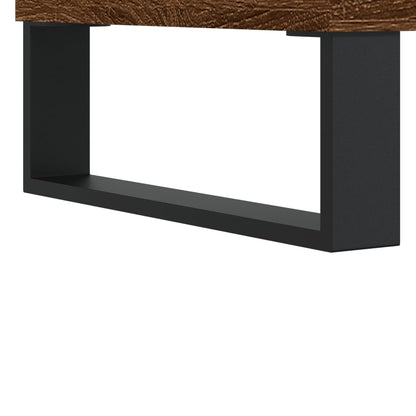 Tavolino Salotto Rovere Marrone 104x60x35 cm Legno Multistrato