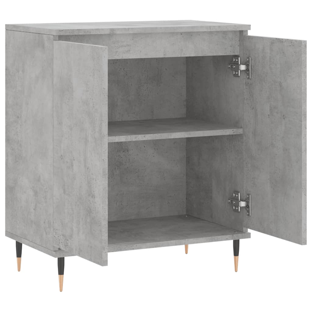 Credenza Grigio Cemento 60x35x70 cm in Legno Multistrato - homemem39