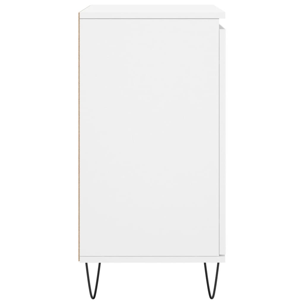 Credenza Bianca 60x35x70 cm in Legno Multistrato