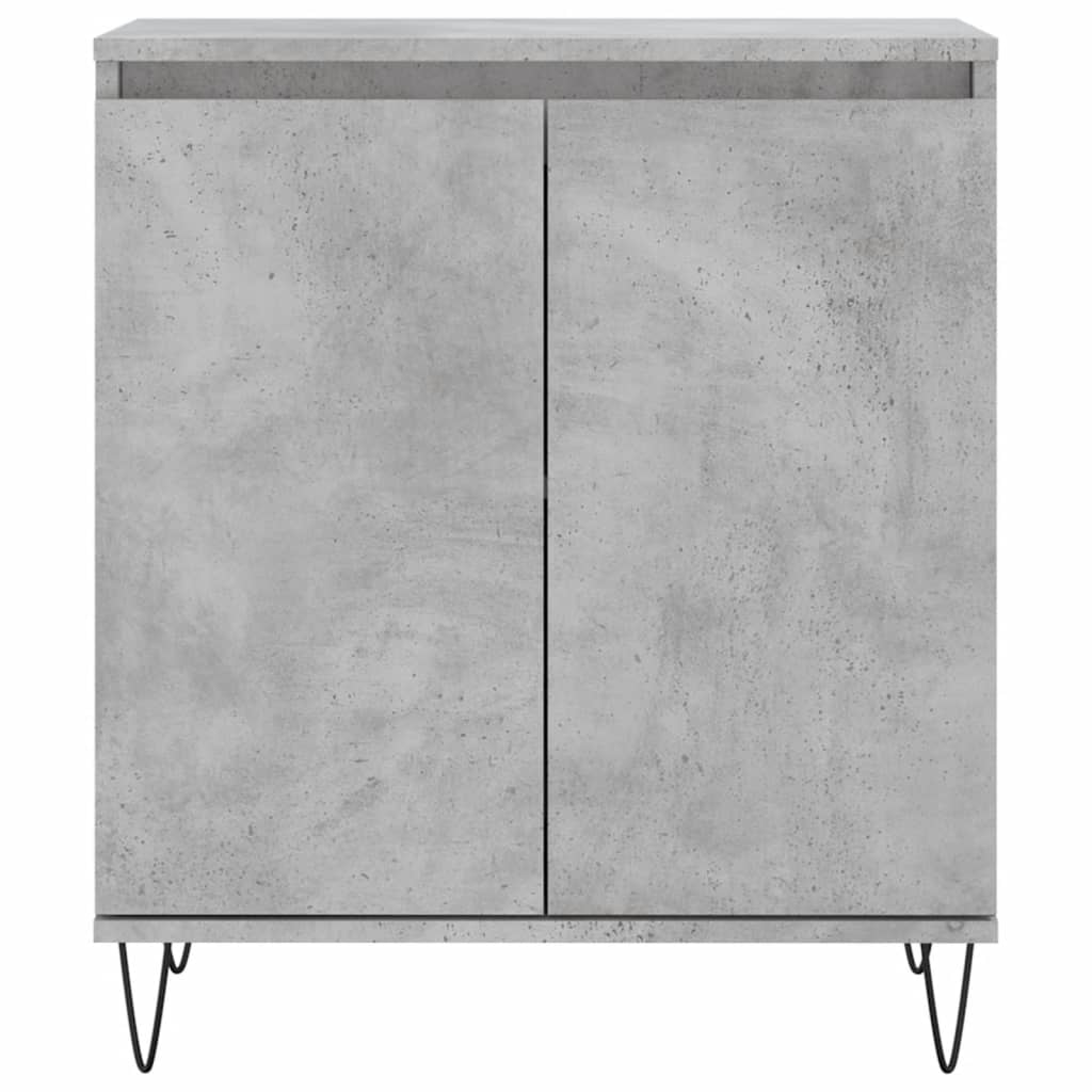 Credenza Grigio Cemento 60x35x70 cm in Legno Multistrato