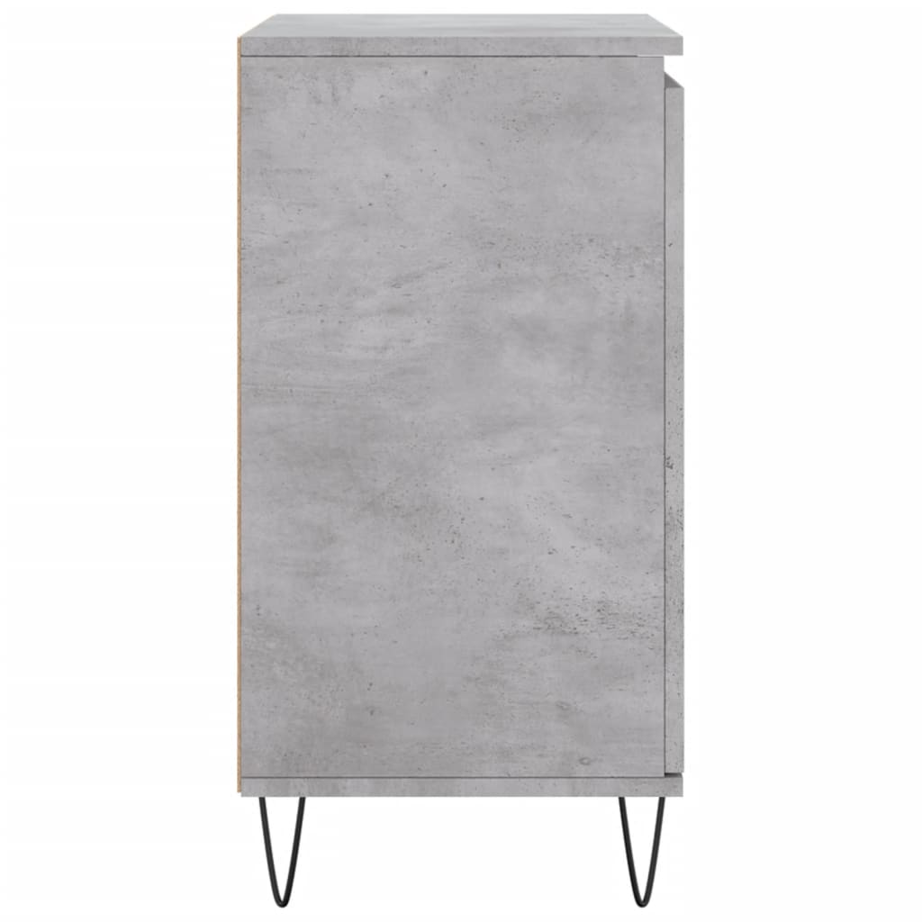 Credenza Grigio Cemento 60x35x70 cm in Legno Multistrato