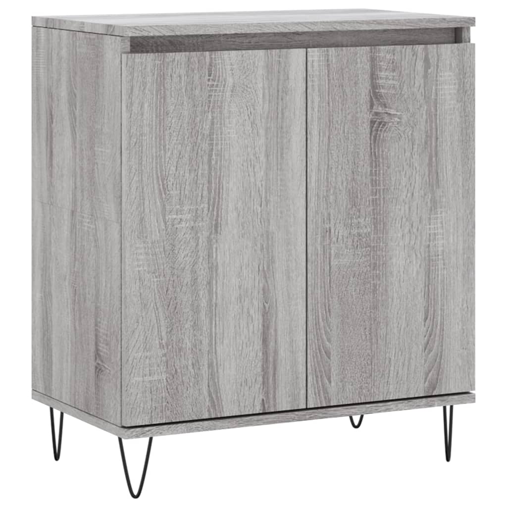 Credenza Grigio Sonoma 60x35x70 cm in Legno Multistrato