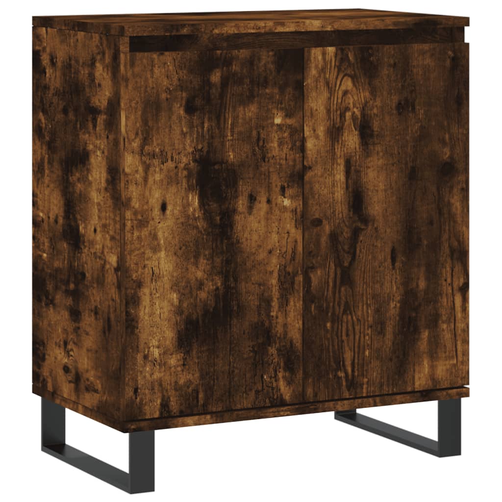 Credenza Rovere Fumo 60x35x70 cm in Legno Multistrato - homemem39