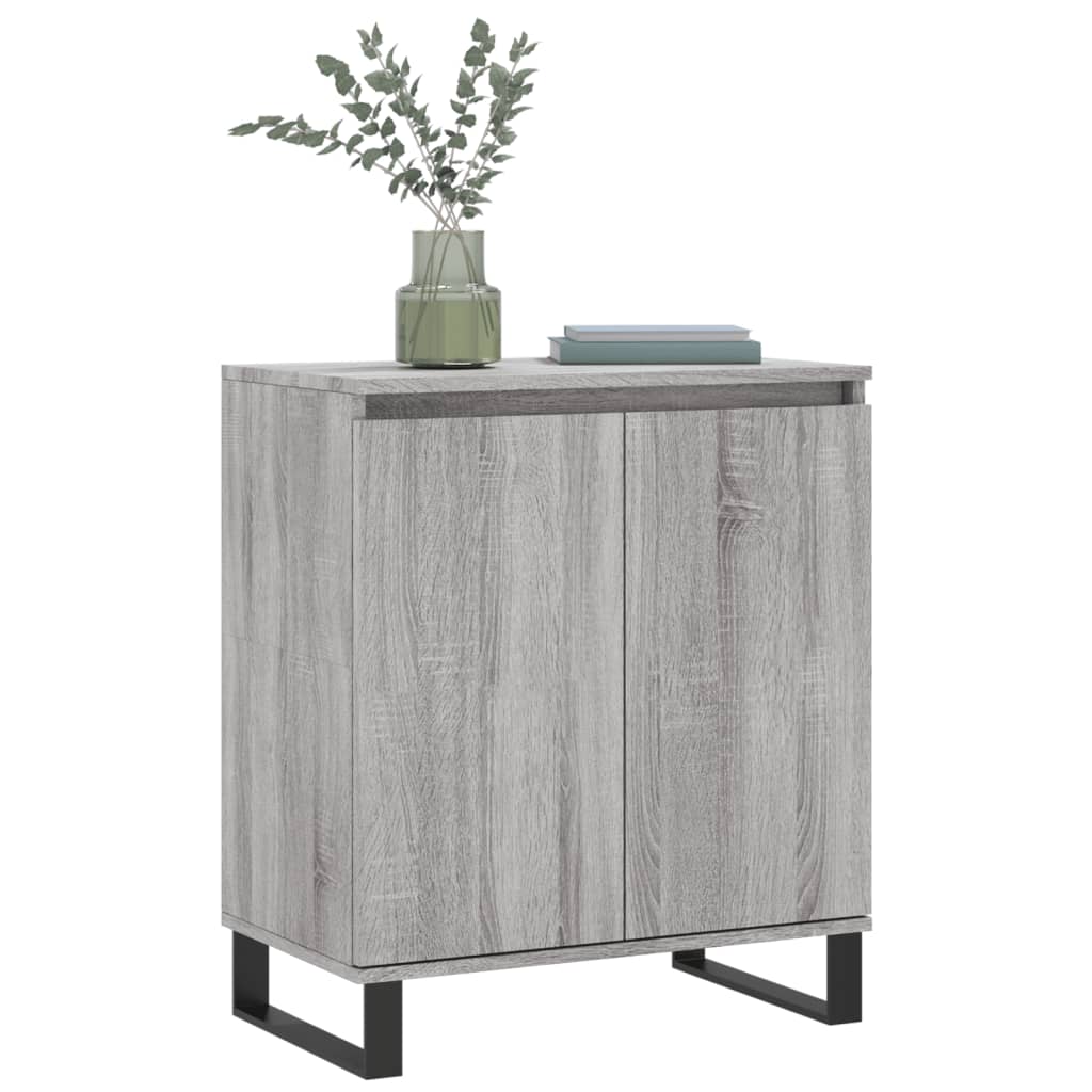Credenza Grigio Sonoma 60x35x70 cm in Legno Multistrato - homemem39