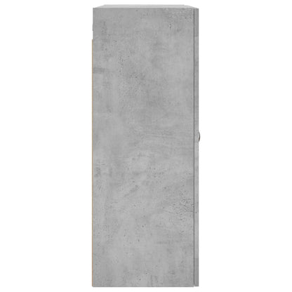 Mobile a Parete Grigio Cemento 69,5x34x90 cm - homemem39