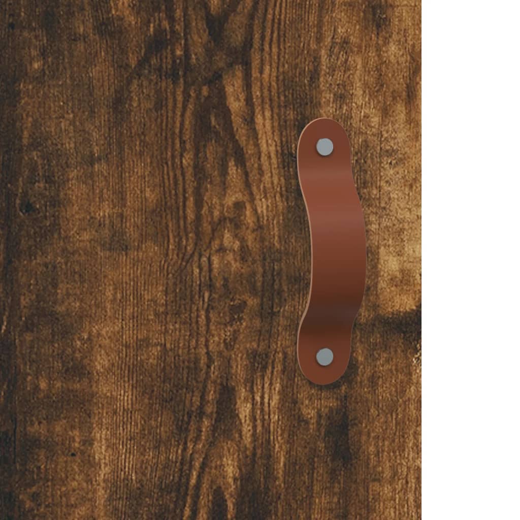 Mobile a Parete Rovere Fumo 69,5x34x90 cm