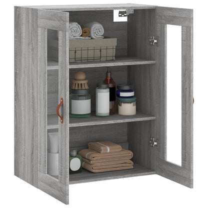 Mobile a Parete Grigio Sonoma 69,5x34x90 cm | homemem39
