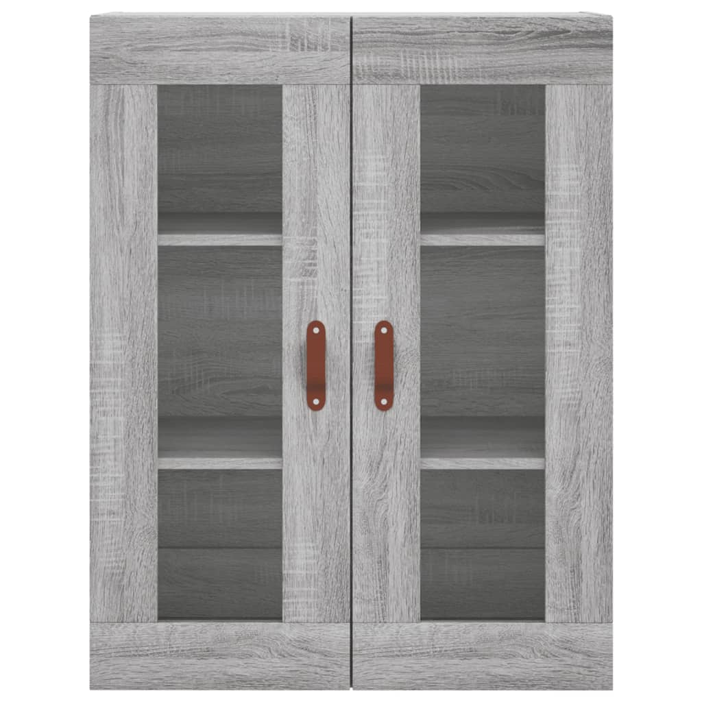 Mobile a Parete Grigio Sonoma 69,5x34x90 cm - homemem39