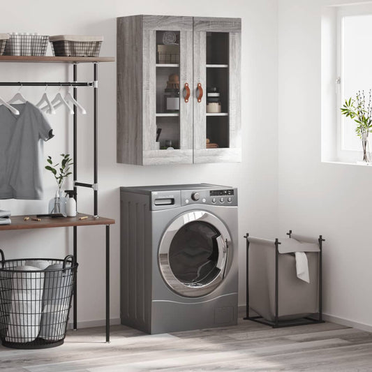 Mobile a Parete Grigio Sonoma 69,5x34x90 cm | homemem39