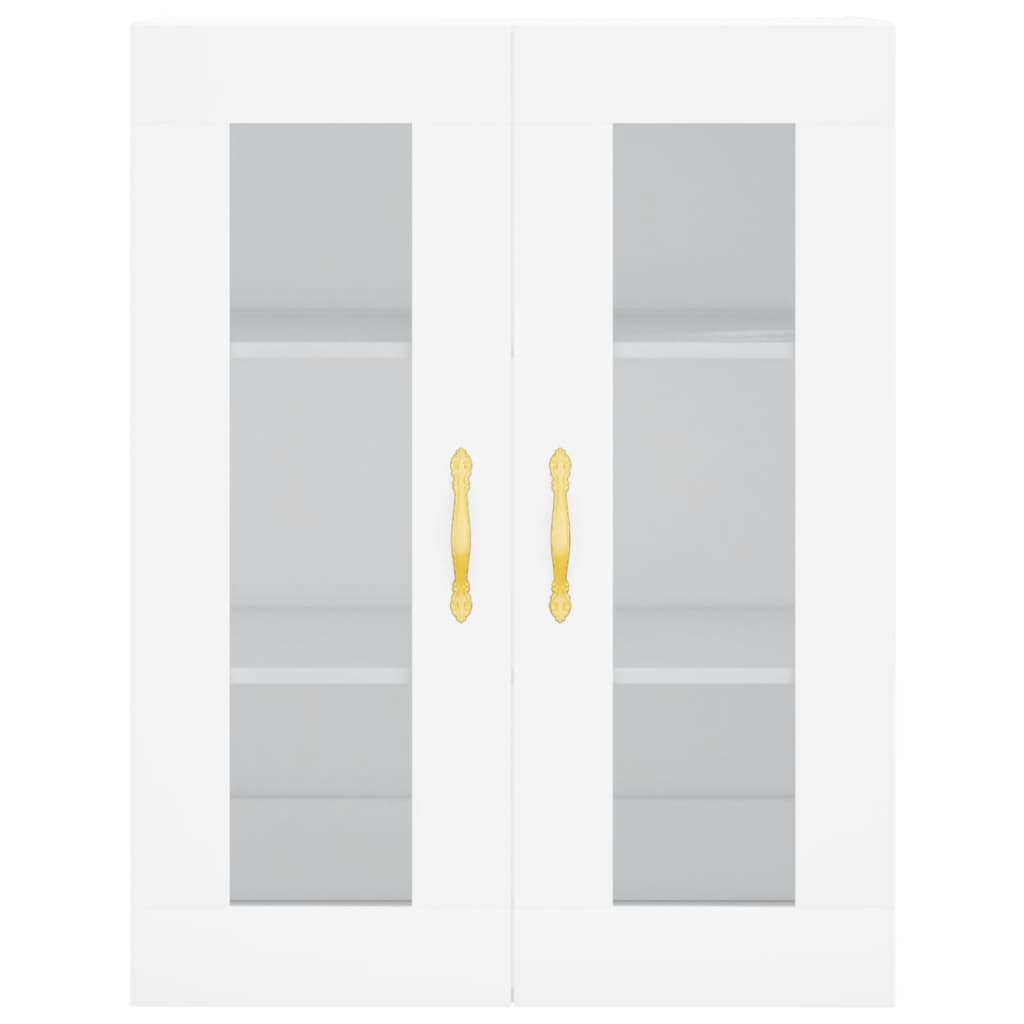 Mobile a Parete Bianco 69,5x34x90 cm - homemem39