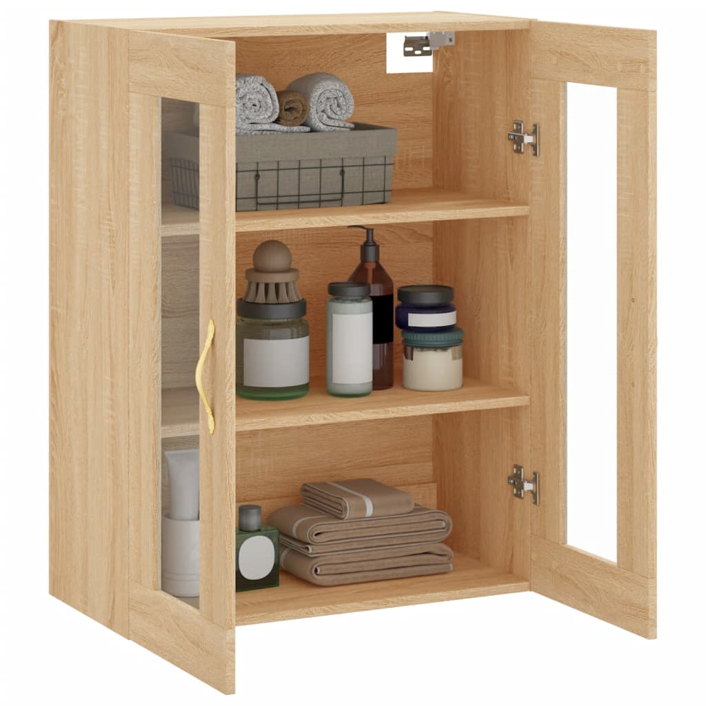 Mobile a Parete Rovere Sonoma 69,5x34x90 cm | homemem39