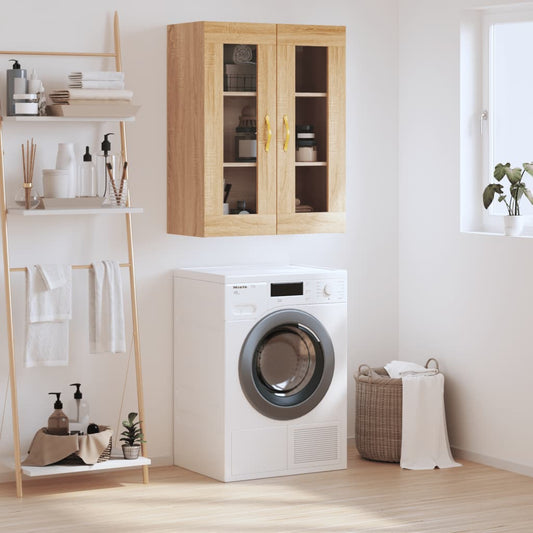 Mobile a Parete Rovere Sonoma 69,5x34x90 cm | homemem39