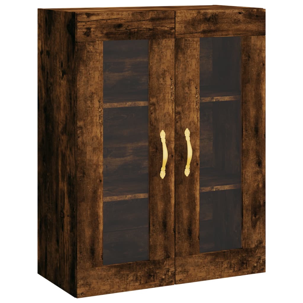 Mobile a Parete Rovere Fumo 69,5x34x90 cm