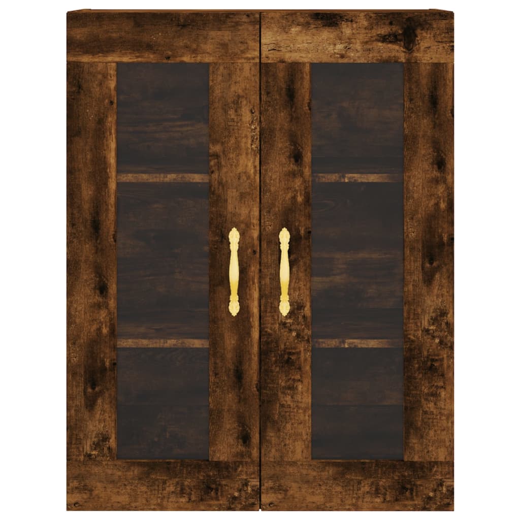 Mobile a Parete Rovere Fumo 69,5x34x90 cm
