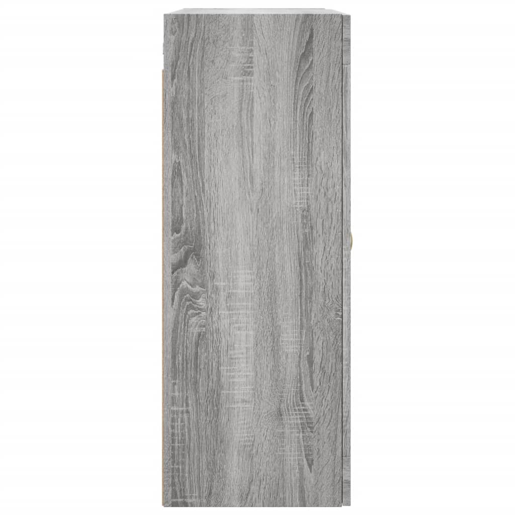 Mobile a Parete Grigio Sonoma 69,5x34x90 cm