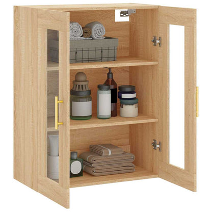 Mobile a Parete Rovere Sonoma 69,5x34x90 cm | homemem39