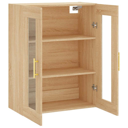Mobile a Parete Rovere Sonoma 69,5x34x90 cm | homemem39