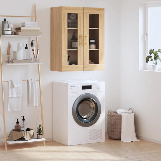 Mobile a Parete Rovere Sonoma 69,5x34x90 cm | homemem39
