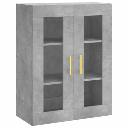 Mobile a Parete Grigio Cemento 69,5x34x90 cm | homemem39