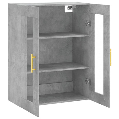Mobile a Parete Grigio Cemento 69,5x34x90 cm | homemem39