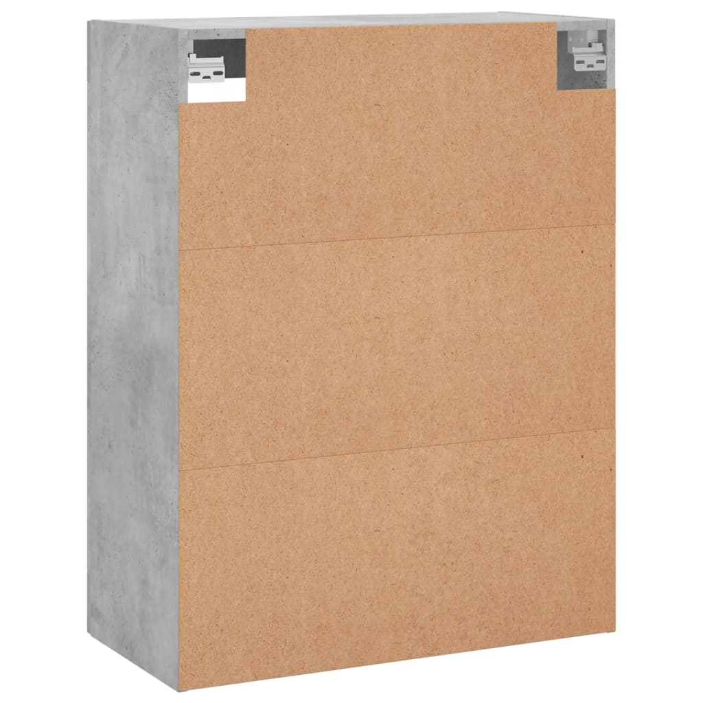 Mobile a Parete Grigio Cemento 69,5x34x90 cm | homemem39