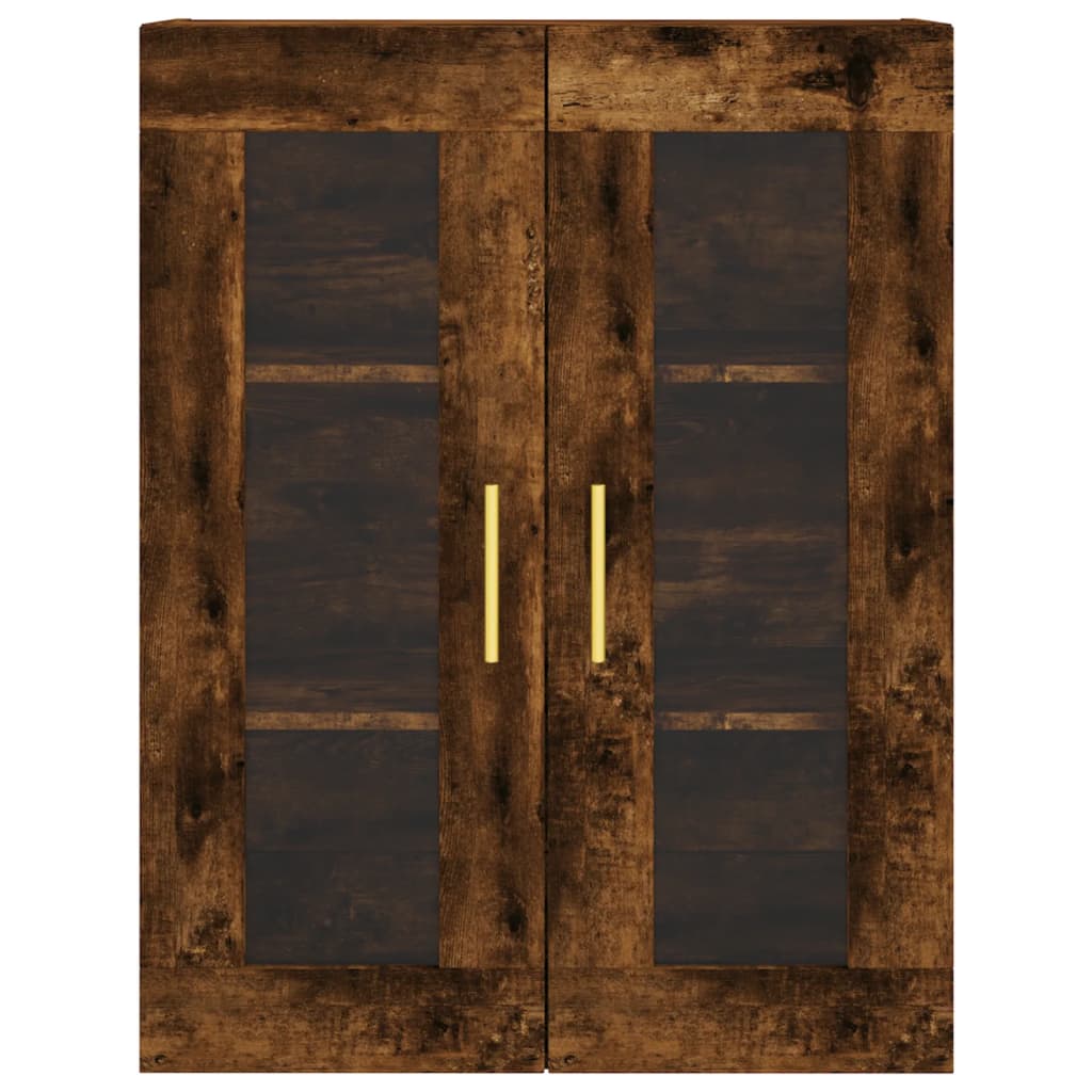 Mobile a Parete Rovere Fumo 69,5x34x90 cm