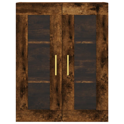 Mobile a Parete Rovere Fumo 69,5x34x90 cm