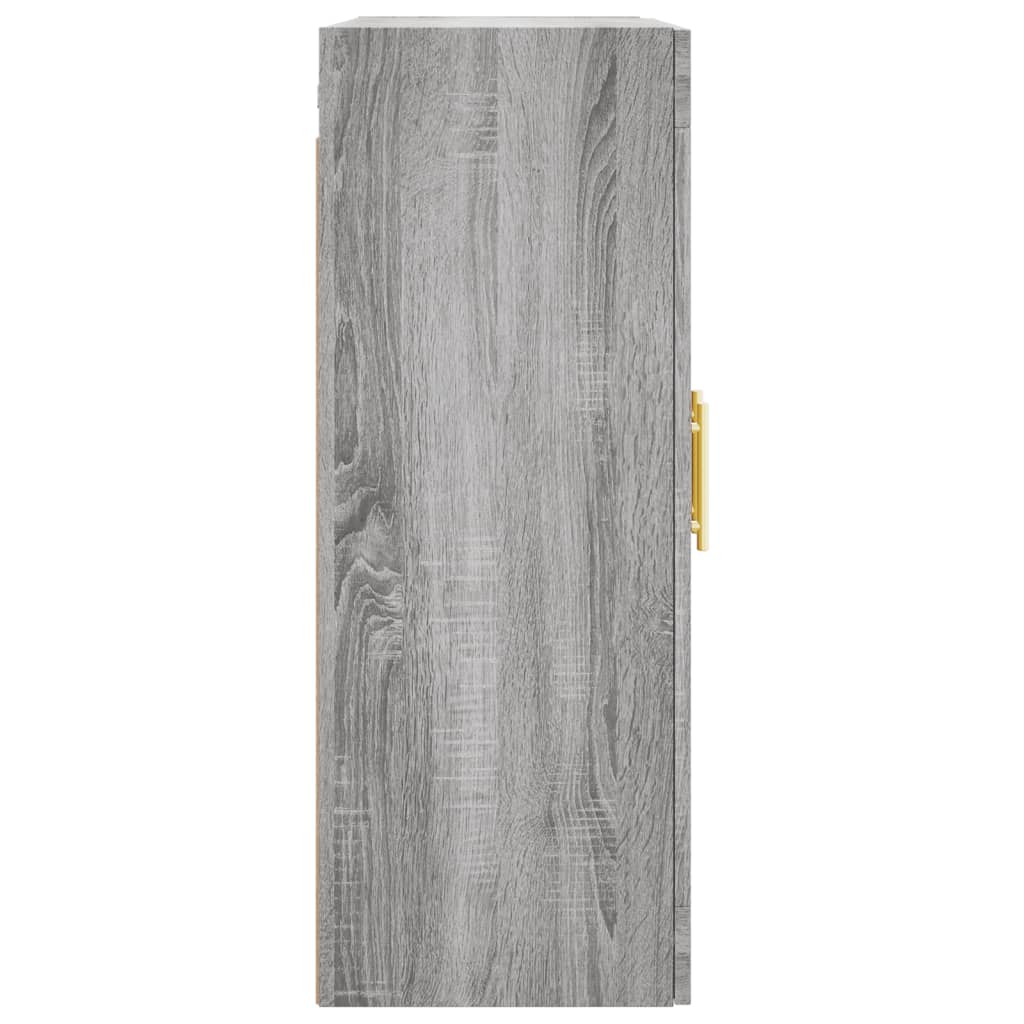 Mobile a Parete Grigio Sonoma 69,5x34x90 cm