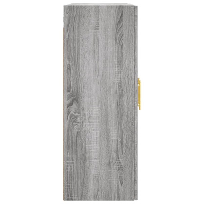 Mobile a Parete Grigio Sonoma 69,5x34x90 cm