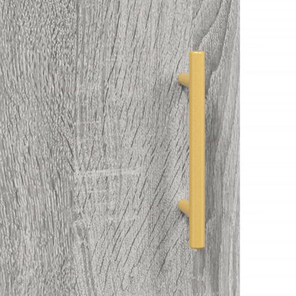 Mobile a Parete Grigio Sonoma 69,5x34x90 cm